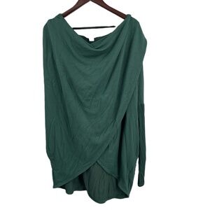Athleta Green Drape Sweatshirt
